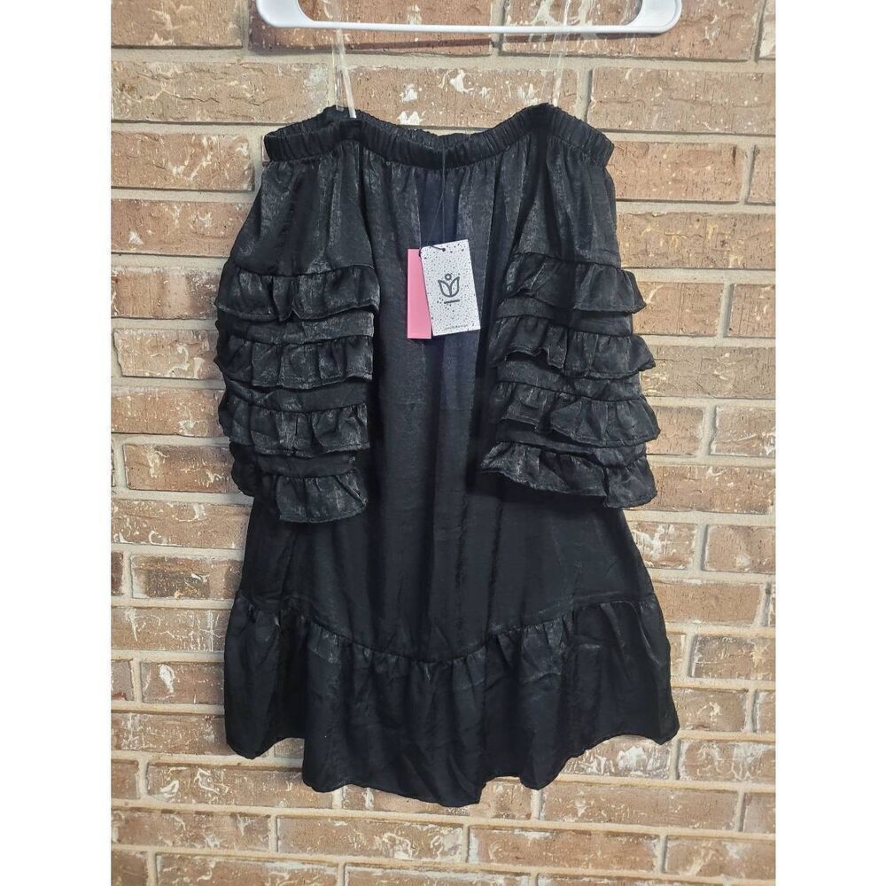 NWT Andree by Unit Off the Shoulder Ruffled Dress, Women's Small